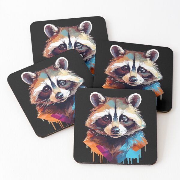 Item preview, Curious Cute Clever Raccoon designed and sold by RockitBaby.