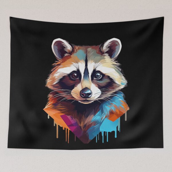 Item preview, Curious Cute Clever Raccoon designed and sold by RockitBaby.