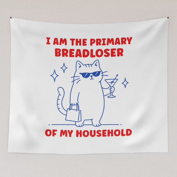 Item preview, I Am The Primary Breadloser Of My Household Funny designed and sold by suhairee-studio.