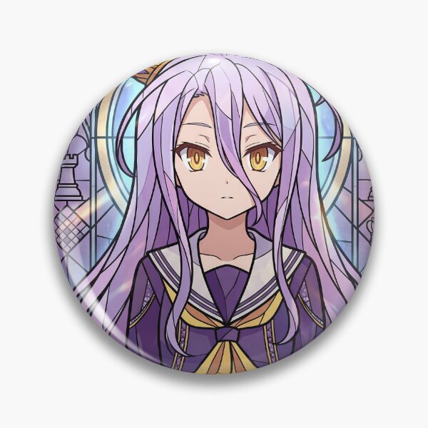 Item preview, Shiro No Game No Life Royal Chess Stained Glass Gaze designed and sold by mildaclairmo.