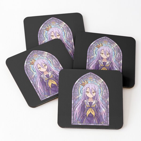 Item preview, Shiro No Game No Life Royal Chess Stained Glass Gaze designed and sold by mildaclairmo.