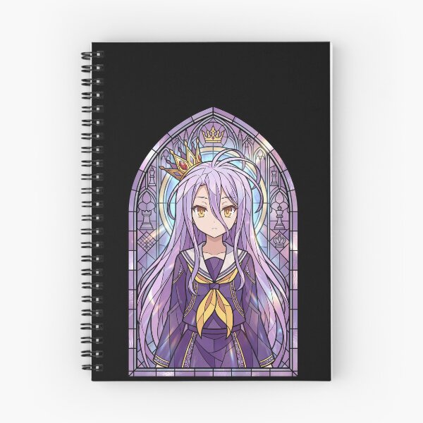 Item preview, Shiro No Game No Life Royal Chess Stained Glass Gaze designed and sold by mildaclairmo.