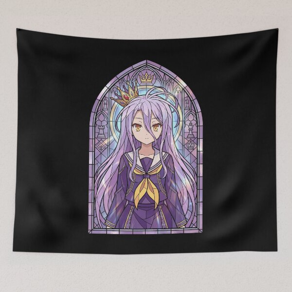 Item preview, Shiro No Game No Life Royal Chess Stained Glass Gaze designed and sold by mildaclairmo.