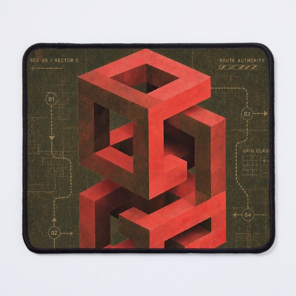 Item preview, Approved Routes Only Dystopian Sci-Fi Poster designed and sold by PlanetBPop.