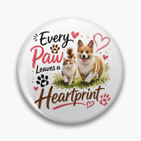 Item preview, Every Paw Leaves a Heartprint designed and sold by KrithigaArts.