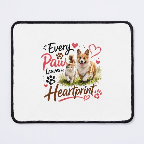 Item preview, Every Paw Leaves a Heartprint designed and sold by KrithigaArts.