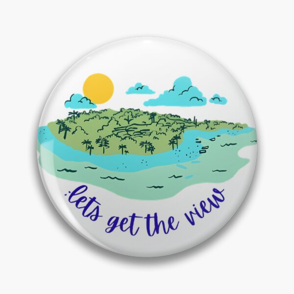 Item preview, Lets Get The View Tropical Island designed and sold by TheStickGraph.