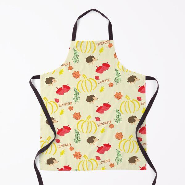 Item preview, Cute Hedgehogs and Autumn Months Pattern designed and sold by Vac1.