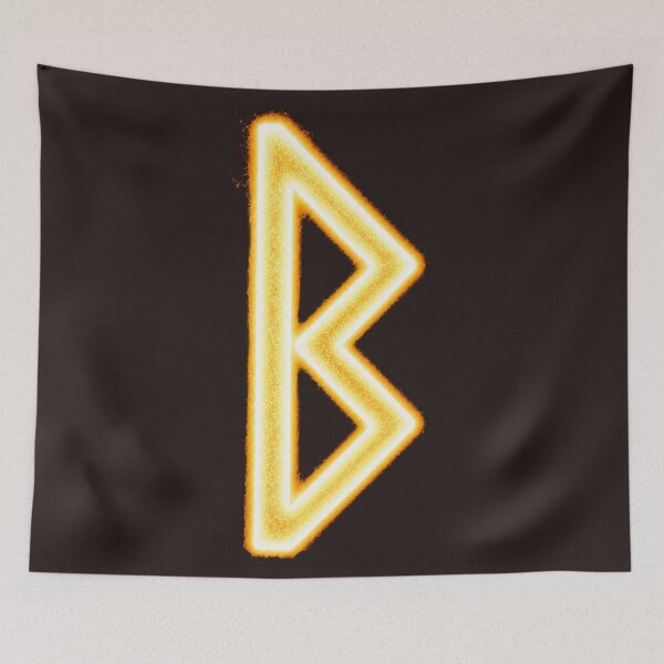 Item preview, Berkano Rune Meaning – Growth, Renewal & New Beginnings | Elder Futhark Design designed and sold by TheSymbolicBlend.
