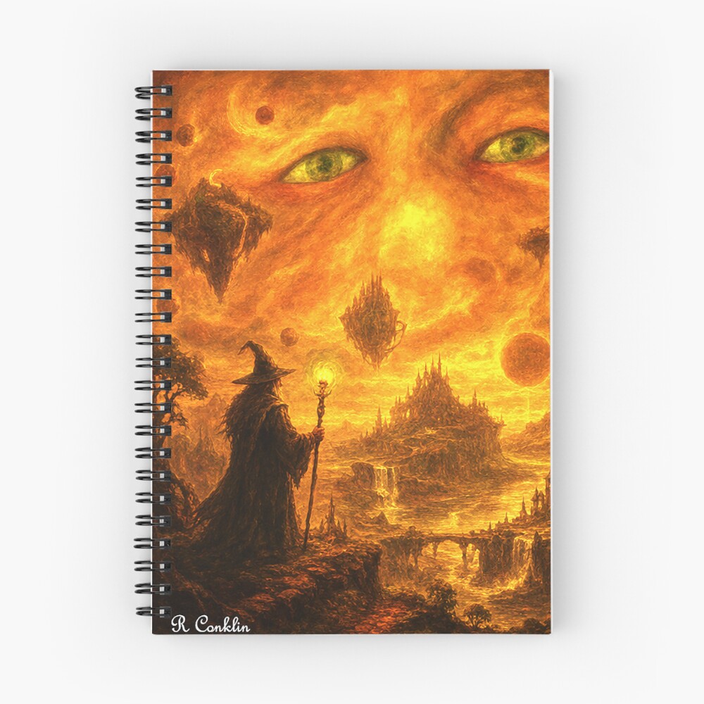 Item preview, Spiral Notebook designed and sold by RConklinArts.