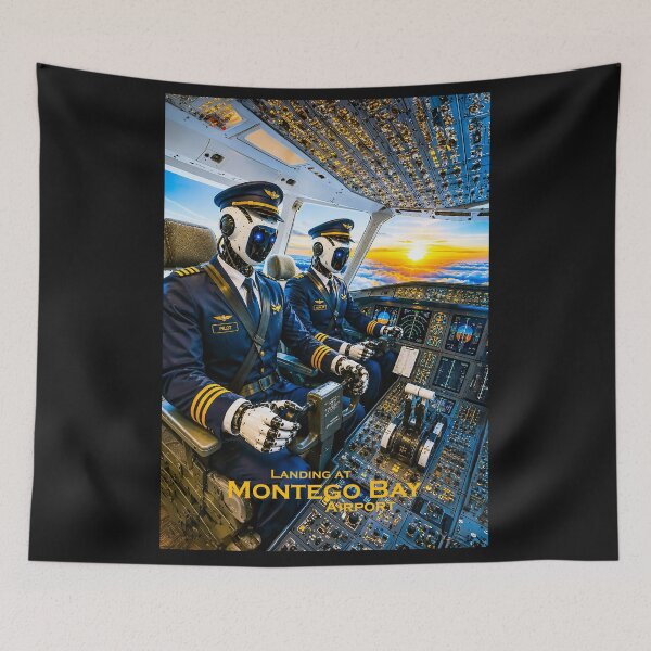 Item preview, Landing at Montego Bay Airport - Jamaica - Enjoy Your Stay  designed and sold by DBM Photo Art 1.