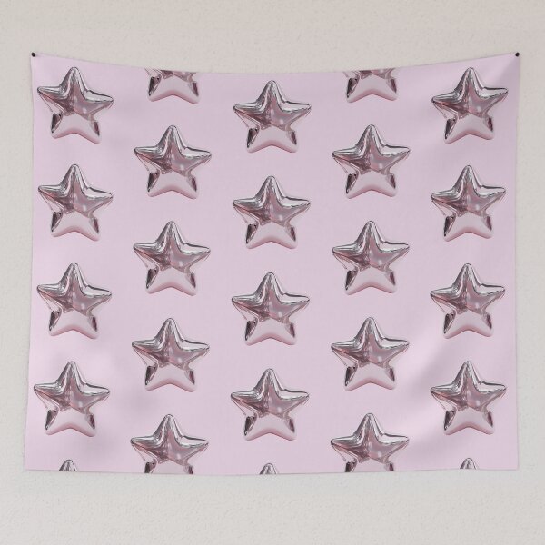 Item preview, Pink Chrome Star Illustration designed and sold by jianina-alondra.