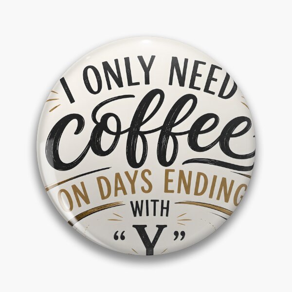 Item preview, Coffee Days Ending With Y Funny Quote Vintage Design designed and sold by Sybille-Yates.