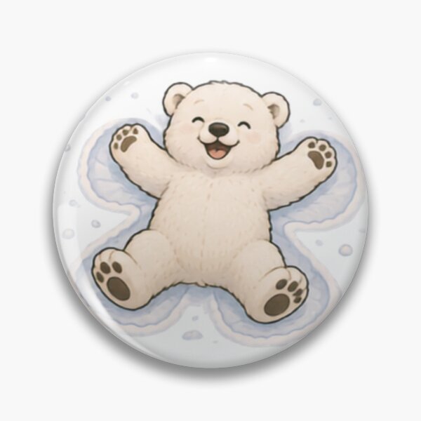 Item preview, Snow Angel Polar Bear designed and sold by MellowMunchkins.