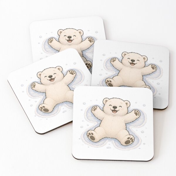 Item preview, Snow Angel Polar Bear designed and sold by MellowMunchkins.