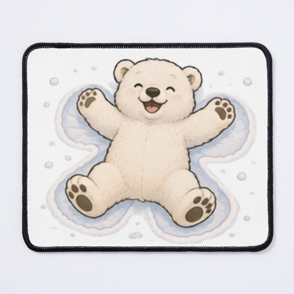 Item preview, Snow Angel Polar Bear designed and sold by MellowMunchkins.