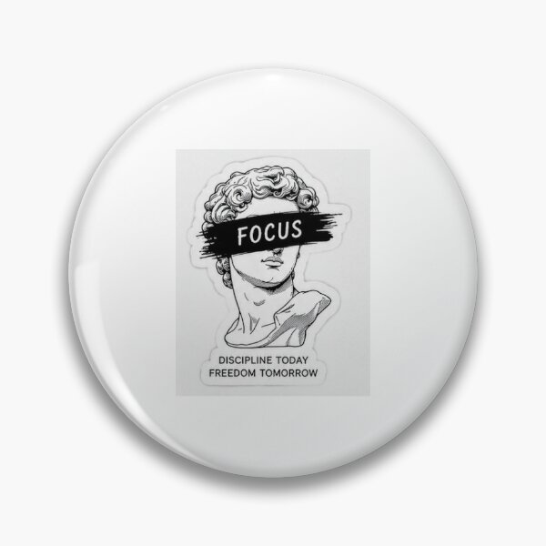 Item preview, Classical David Sculpture Focus Motivation Discipline Art designed and sold by Feyzbakhshkorea.
