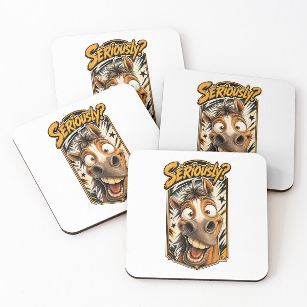 Item preview, Seriously? Funny Horse Face | Goofy Cartoon Horse designed and sold by Wilcox PhotoArt.