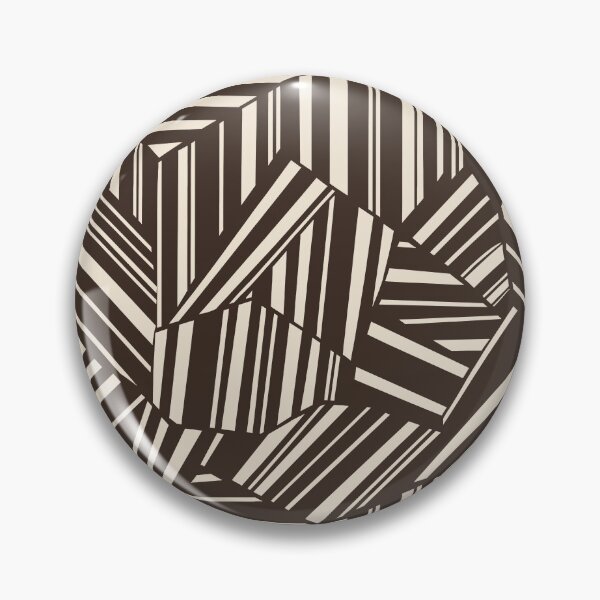 Item preview, Chocolate Brown Modern Geometric Stripe Pattern designed and sold by Aniko Tulipan.