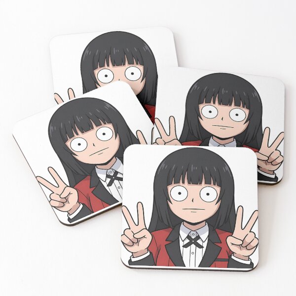 Item preview, Yumeko Jabami Kakegurui Red Uniform Peace Pose Comedy designed and sold by earlobejerk.