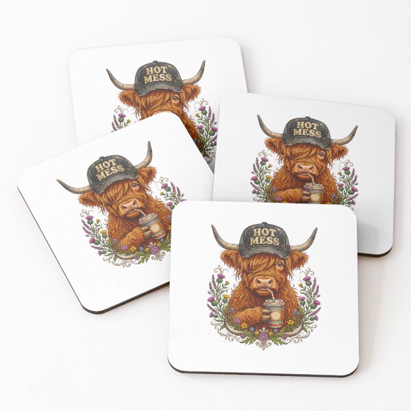 Item preview, Funny Highland Cow designed and sold by TeeARTHY.