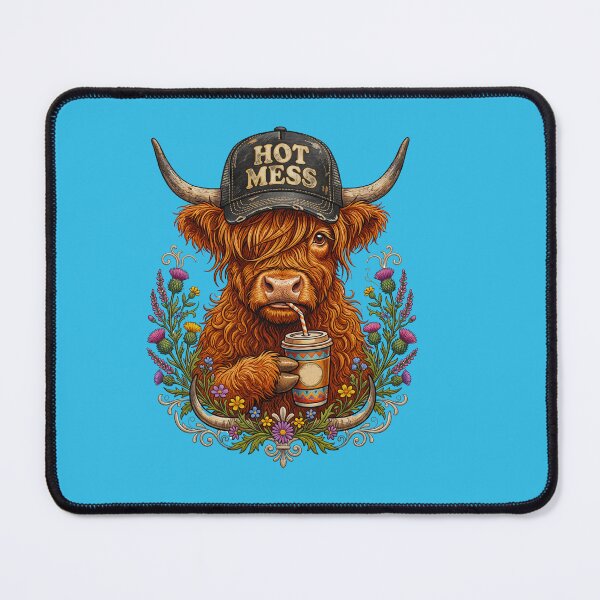 Item preview, Funny Highland Cow designed and sold by TeeARTHY.