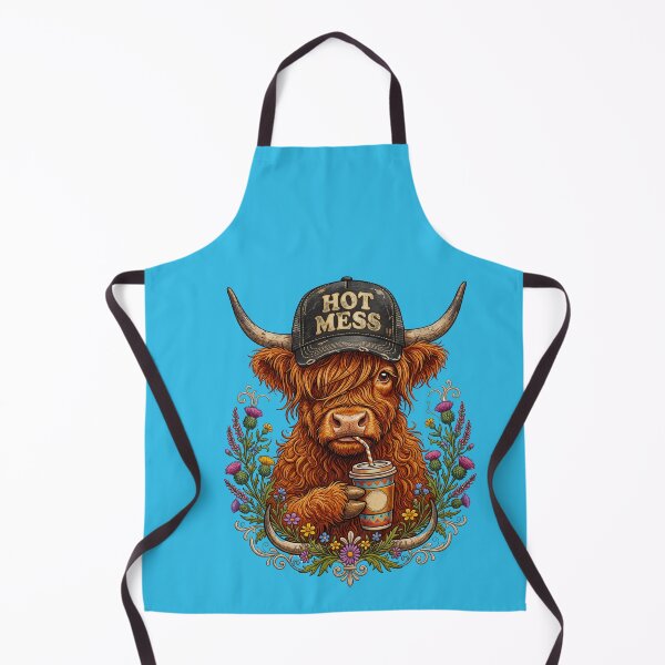 Item preview, Funny Highland Cow designed and sold by TeeARTHY.