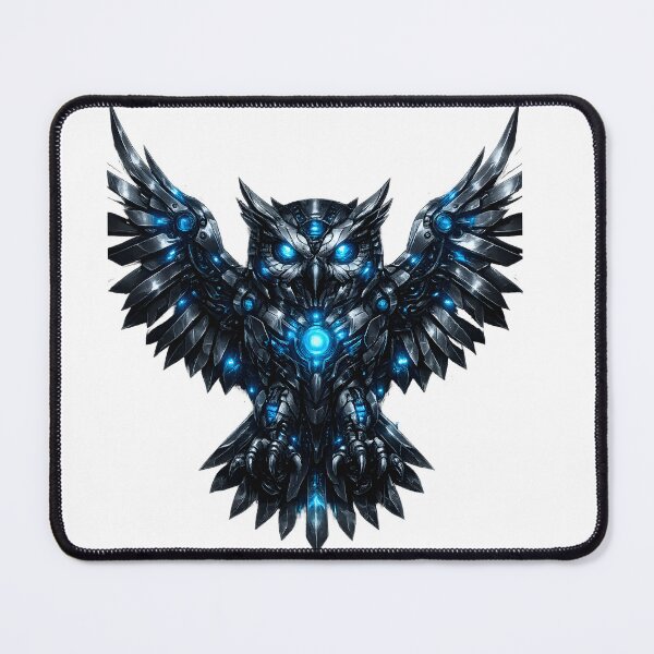 Item preview, Steel Owl V5 Elite – Premium Mechanical Owl | Industrial Mecha Bird | Futuristic Robotic Owl Art designed and sold by SteelCoat Studio.