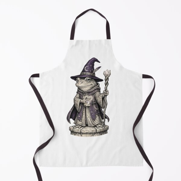 Item preview, Halloween Frog Wizard in Purple Hat and Wand Cute Magic Fantasy designed and sold by SOUFIANE1991.
