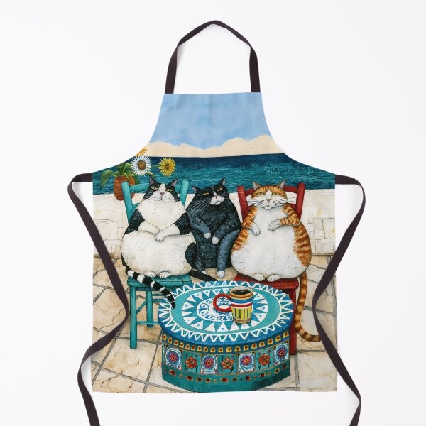 Item preview, Three Cats Relaxing by the Sea designed and sold by Blue Horse Photo Magic.