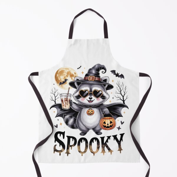Item preview, Spooky Raccoon with Pumpkin and Moon designed and sold by jkrphoto.