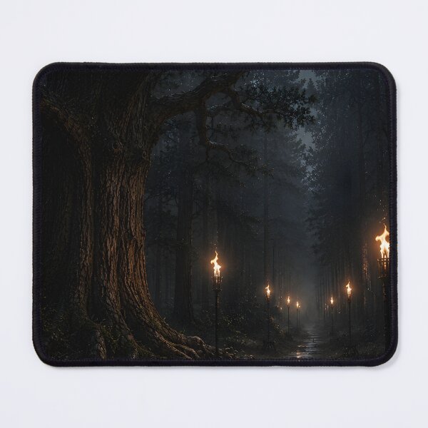 Item preview, Enchanted Night Forest Pathway Fantasy Art designed and sold by Vaelia.