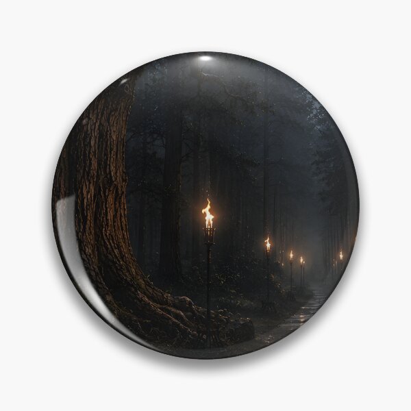 Item preview, Enchanted Night Forest Pathway Fantasy Art designed and sold by Vaelia.