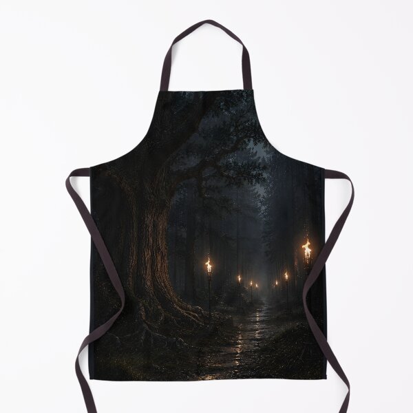 Item preview, Enchanted Night Forest Pathway Fantasy Art designed and sold by Vaelia.