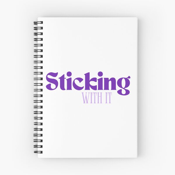 Item preview, Sticking With It - Purple Edition designed and sold by GreenPotatoNerd.