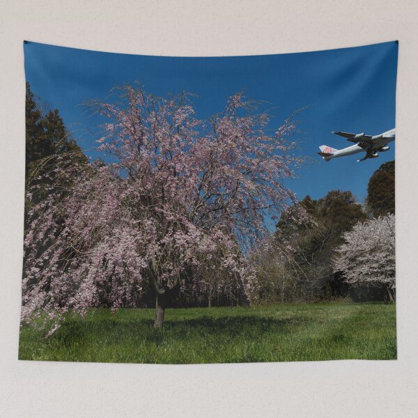 Item preview, China Airlines B747 with Weeping Cherry Blossoms designed and sold by YSJapanPhoto.