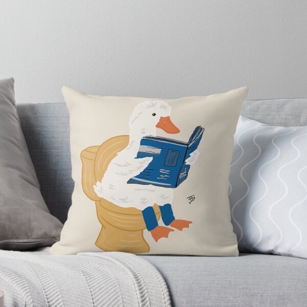 Item preview, Duck on the toilet poster designed and sold by FefoArt.