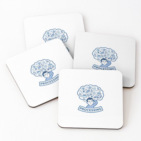 Item preview, Brain Processing Please Wait Loading Funny Relatable designed and sold by NeonNerd Studio.