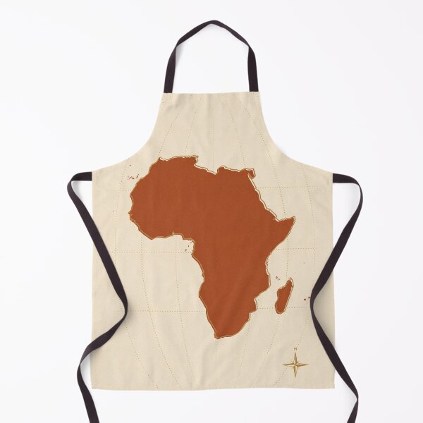 Item preview, Africa Map Minimalist Terracotta Poster designed and sold by Whoopau.