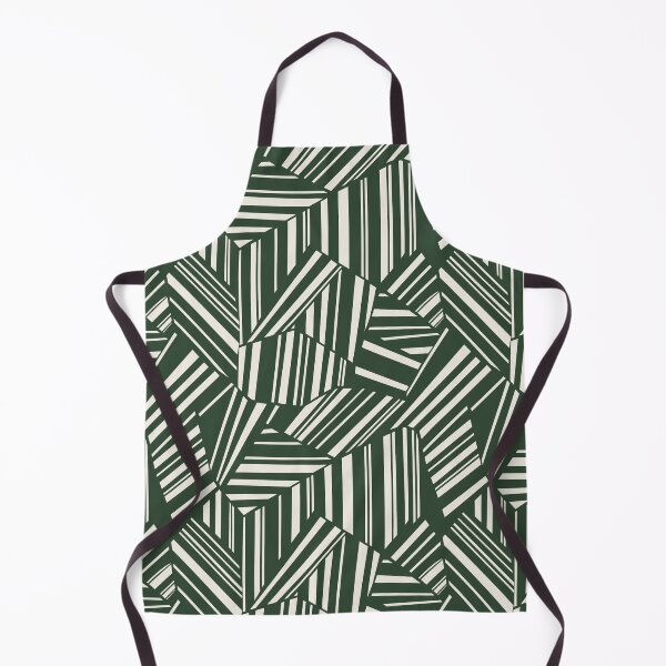 Item preview, Forest Green Modern Geometric Stripe Pattern designed and sold by Aniko Tulipan.