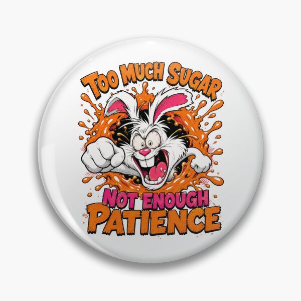 Item preview, Too Much Sugar Not Enough Patience designed and sold by CerealBoxInk.
