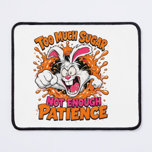 Item preview, Too Much Sugar Not Enough Patience designed and sold by CerealBoxInk.