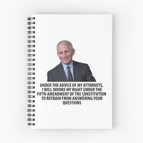 Item preview, Dr Anthony Fauci- I Plead the Fifth | Funny Political Portrait Pop Culture Graphic designed and sold by DirtyGirlGraphics.