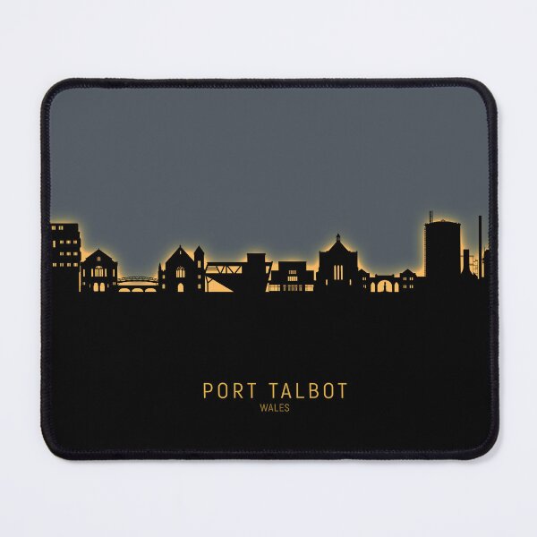 Item preview, Port Talbot Wales Skyline designed and sold by ArtPrints.