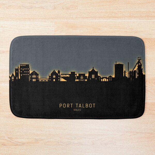 Item preview, Port Talbot Wales Skyline designed and sold by ArtPrints.