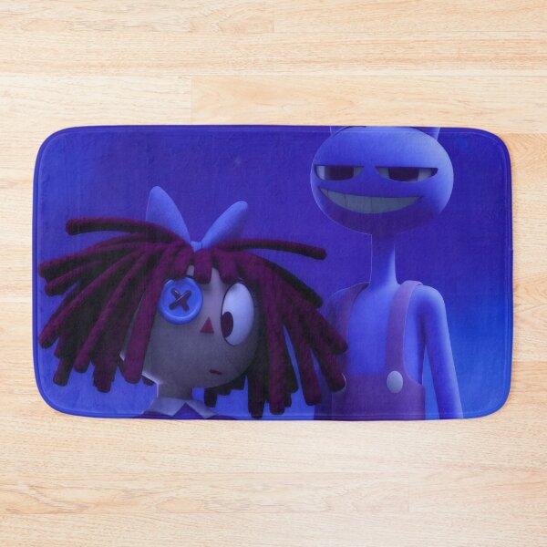 Item preview, Indie Circus Rag Doll and Purple Rabbit - 3D Aesthetic Art designed and sold by Billy Morfo™.