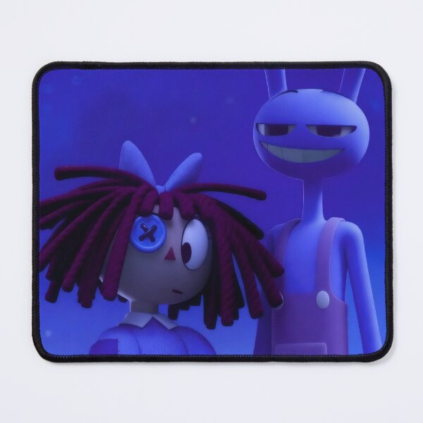 Item preview, Indie Circus Rag Doll and Purple Rabbit - 3D Aesthetic Art designed and sold by Billy Morfo™.