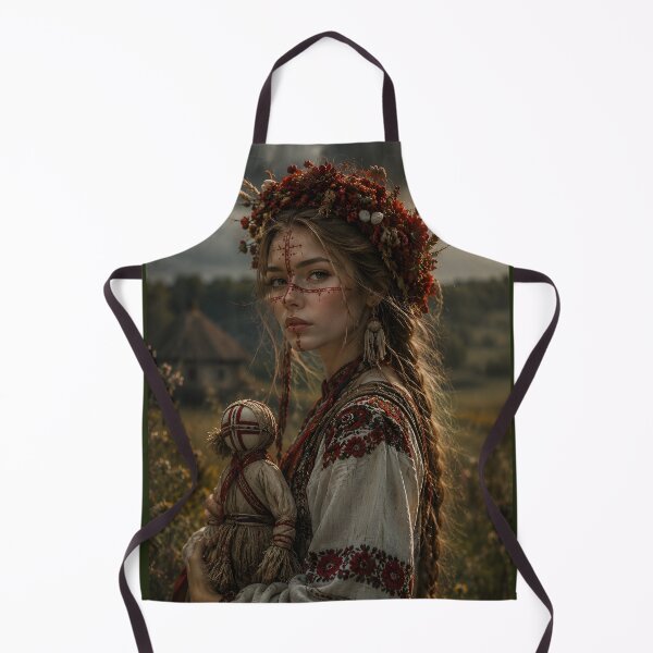 Item preview, Ukrainian Motanka Doll and Slavic Folk Girl Art designed and sold by Vaelia.