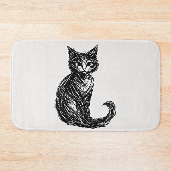 Item preview, Scribble Cat Art For Cats Lover designed and sold by erozzz.