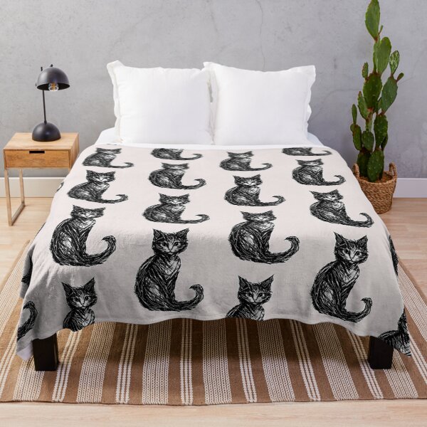 Item preview, Scribble Cat Art For Cats Lover designed and sold by erozzz.